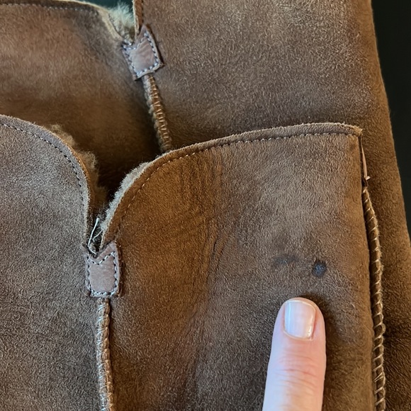 UGG fur lined wedge heel boots - Picture 8 of 10